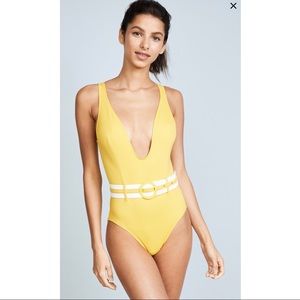 NWT Solid & Striped Victoria Onepiece bathing suit